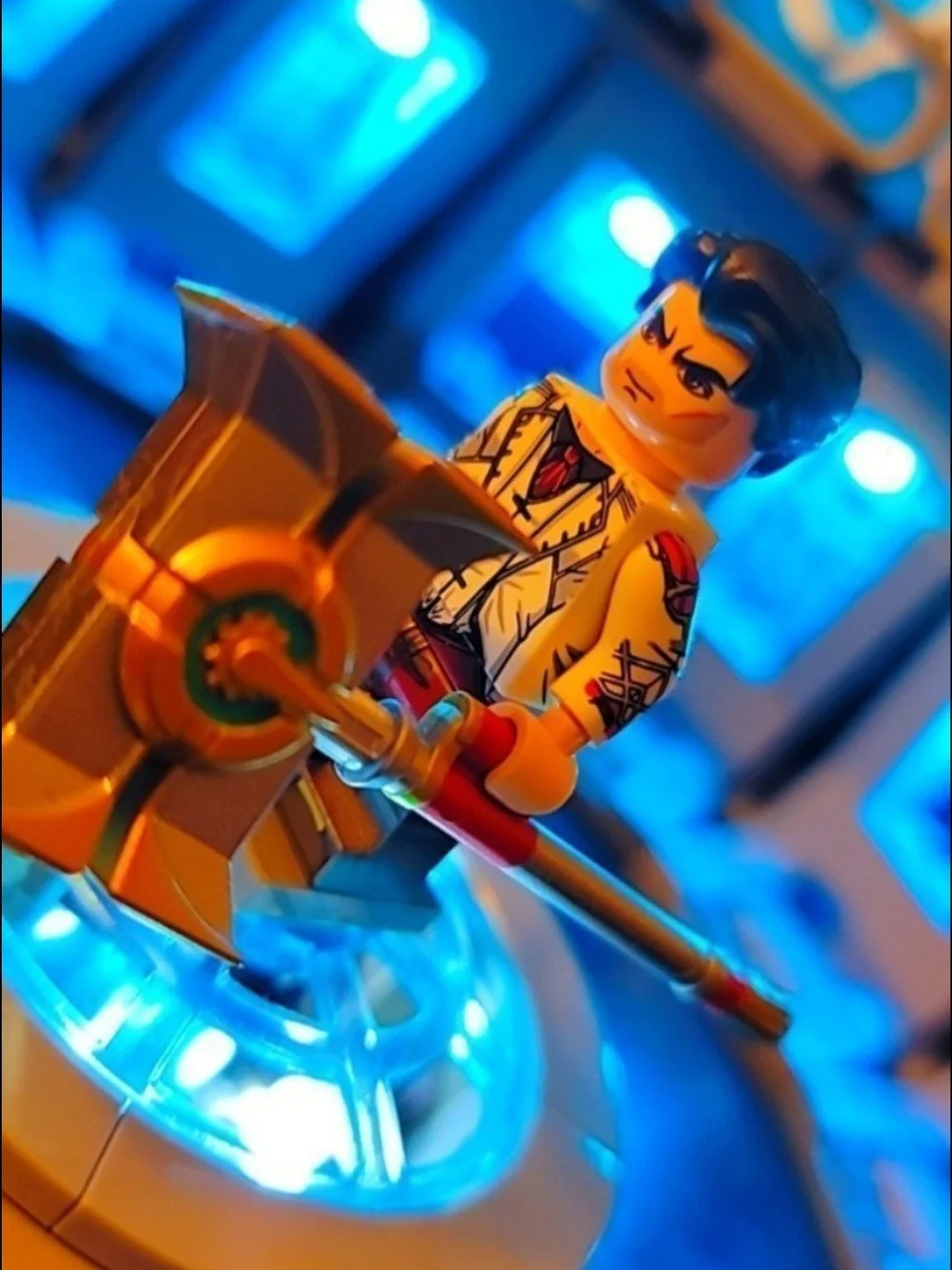 Arcane Jayce Minifigure Lego Compatible